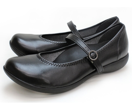 リゲッタ リゲッタ ストラップパンプス ブラック LL（25.0~25.5cm） RW0025-BLK-LL（25.0cm~25.5cm） 1足（ご注文単位1足）【直送品】