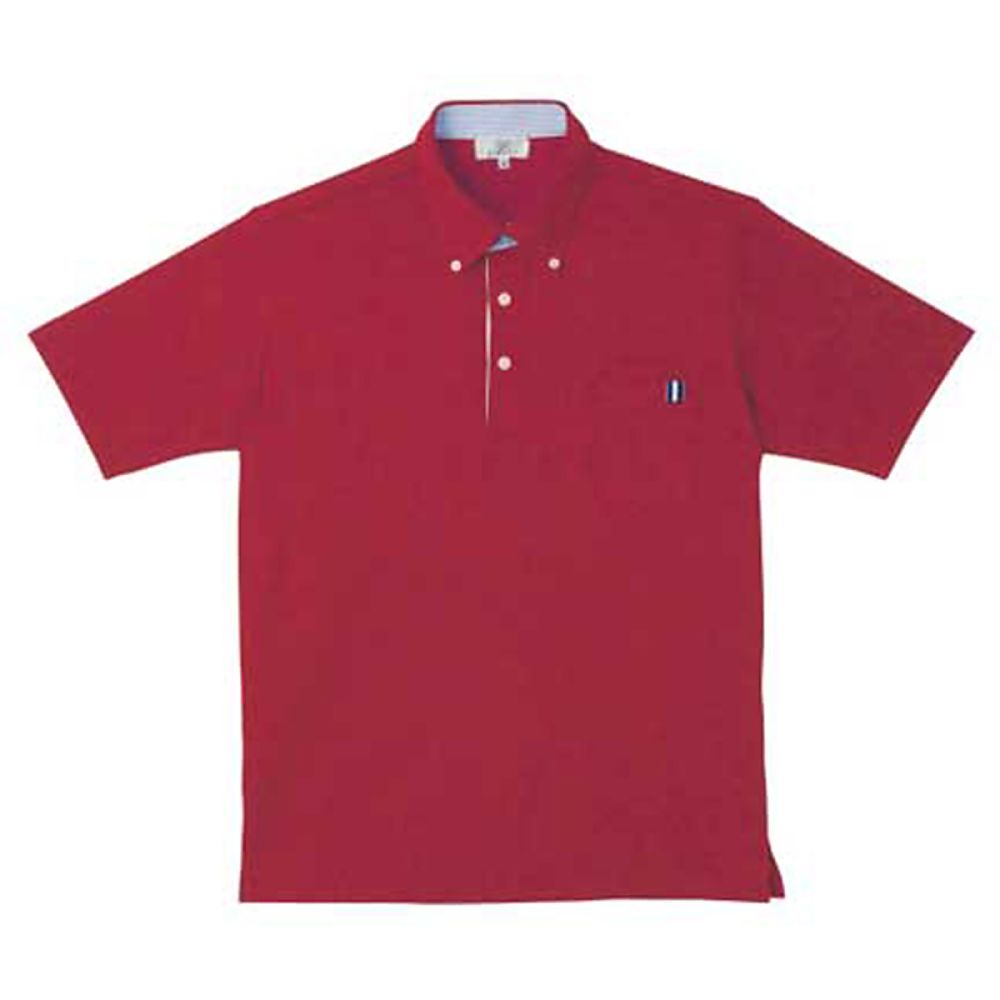 KIRAKU（トンボ） ニットシャツ ストロベリーレッド S（身丈65cm） CR145-15 S 1枚（ご注文単位1枚）【直送品】