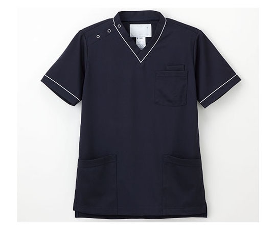 ナガイレーベン 男女兼用上衣 ネイビー L RF5032 1枚（ご注文単位1枚）【直送品】