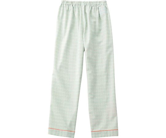 KAZEN 患者衣スラックス グリーン L 286-22 L 1枚（ご注文単位1枚）【直送品】