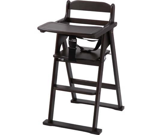 不二貿易 木製折り畳みベビーチェアー BR （17333） 17633 1個（ご注文単位1個）【直送品】