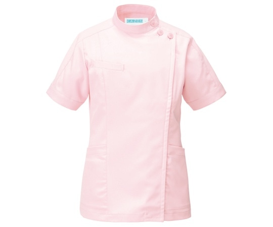 KAZEN レディスジャケット半袖 ピンク M 263-23 M 1枚(ご注文単位1枚)【直送品】