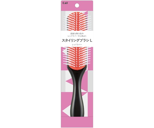 貝印 SS スタイリングブラシL レッド #000HL0002 1個（ご注文単位1個）【直送品】