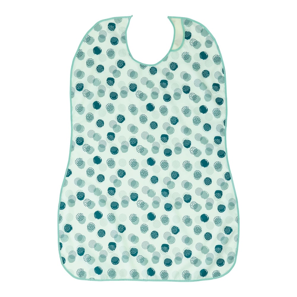 フットマーク 長持ちする大きなお食事エプロン ライトグリーン 403720-1309 1枚（ご注文単位1枚）【直送品】