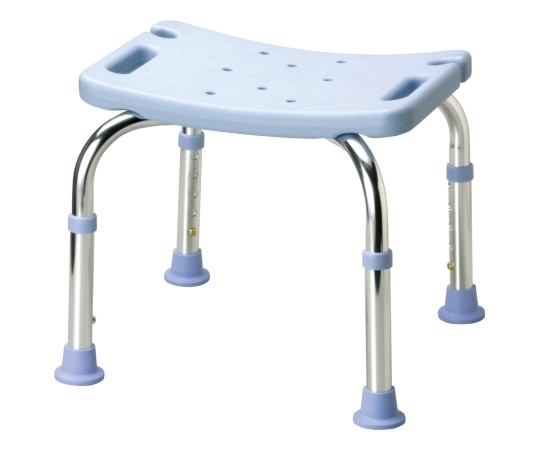 マキテック シャワーベンチMini 背無 ライトブルー SB-12LB 1個（ご注文単位1個）【直送品】