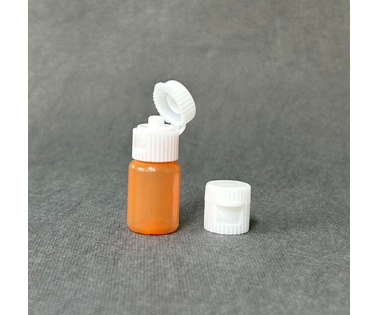 馬野化学容器 ワンタッチキャップ 滴下容器 6mL 茶 100個 7-3 1袋（ご注文単位1袋）【直送品】