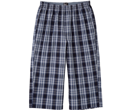 アイメディア リラックスステテコメンズチェック ネイビー Lサイズ 1009817 1個（ご注文単位1個）【直送品】