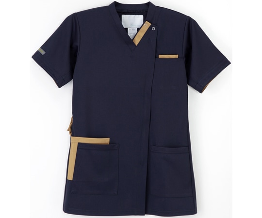 ナガイレーベン 男女兼用スクラブ ネイビー L AY-5522 1枚(ご注文単位1枚)【直送品】