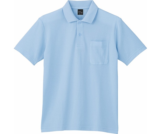WHISEL（自重堂） 半袖ポロシャツ サックス EL 85854 1枚（ご注文単位1枚）【直送品】