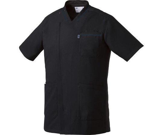 ミズノ スクラブ【男性用】 ブラック S MZ0218-C10 1枚（ご注文単位1枚）【直送品】