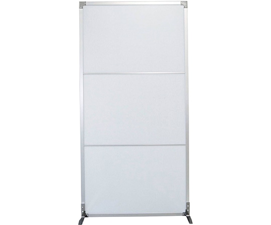 岐阜プラスチック工業 抗菌ウォール 軽量タイプ アジャスター仕様 フルパネル シルバー FS5-1020F 1個(ご注文単位1個)【直送品】