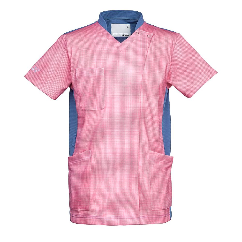 YONEX（トンボ） M前開きスクラブ ピーチ S（身丈68cm） CY834-12 S 1枚（ご注文単位1枚）【直送品】