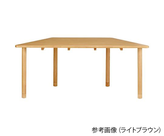 貞苅椅子製作所 天然木テーブル ブラウン 台形 4~5人掛け A脚 TT2-K18082 BR 1台(ご注文単位1台)【直送品】