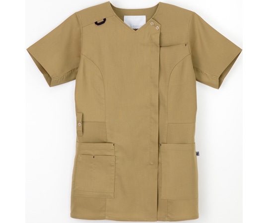 ナガイレーベン 女子スクラブ ベージュ EL SH-5322 1枚（ご注文単位1枚）【直送品】