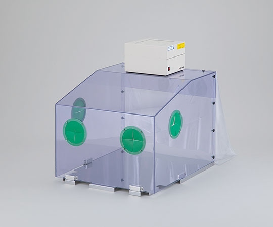 ナビス（アズワン） エアロゾルボックス（マニュアルストレッチャー対応） HEPAユニット搭載タイプ  1個（ご注文単位1個）【直送品】