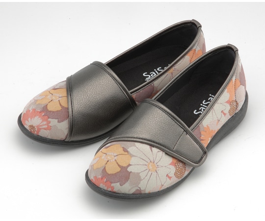 マリアンヌ製靴 フラワープリント フルールオレンジ 26.0cm W940 1足(ご注文単位1足)【直送品】