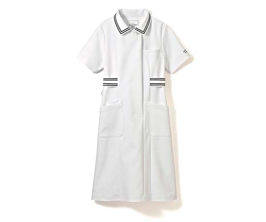 Classico（クラシコ） ラインカラーワンピース ホワイト×ネイビー EL 6031WNEL000000 1着（ご注文単位1着）【直送品】