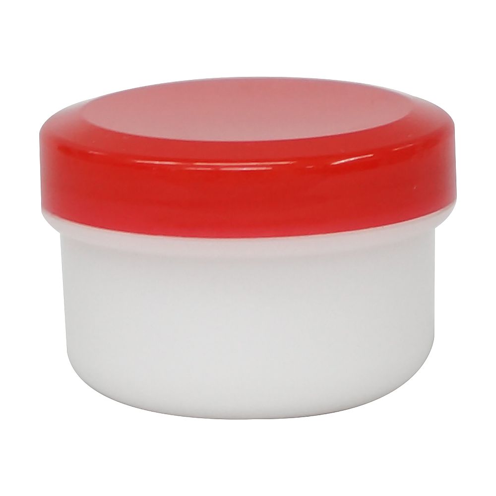 金鵄製作所 軟膏壷（軟膏容器・定量タイプ）20mL 赤 50個 AT20F-02 1袋（ご注文単位1袋）【直送品】