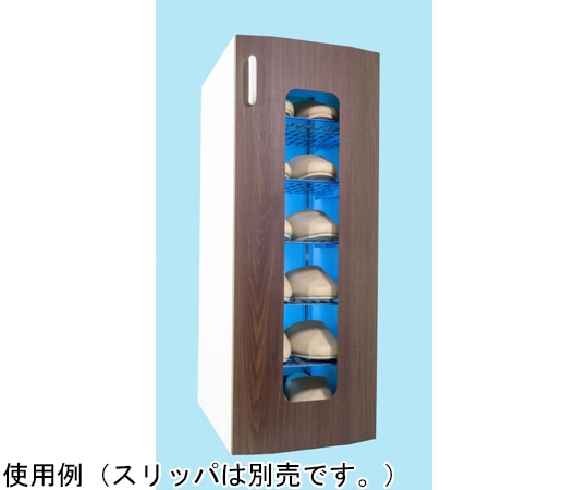 東邦歯科産業 UVクリーン キュート6足 光触媒 左取手 総木目調シート ウォールナット  1台（ご注文単位1台）【直送品】