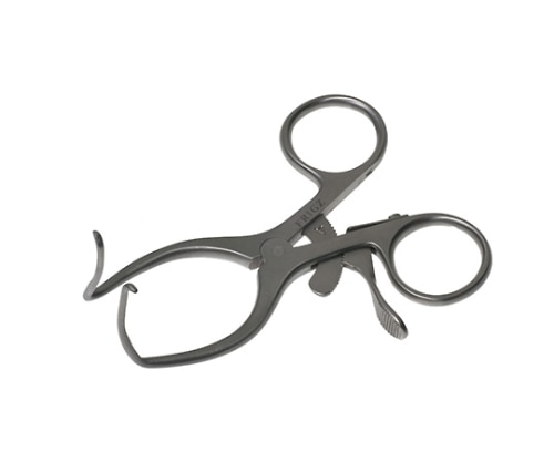 日本フリッツメディコ 開創器 ゲルピー改良型 深部用 11cm ロングクロスタイプ R134-3616C 1個（ご注文単位1個）【直送品】