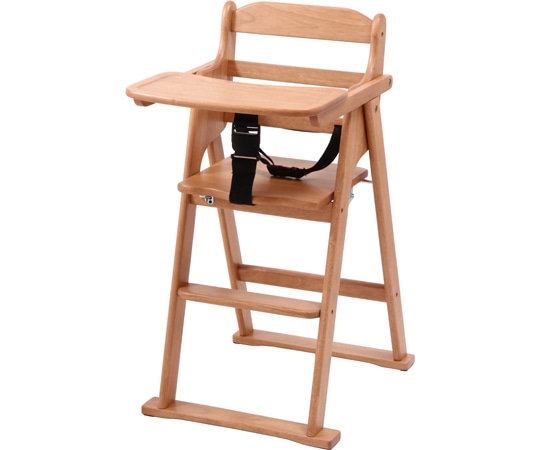 不二貿易 木製折り畳みベビーチェアー NA 17332 1個（ご注文単位1個）【直送品】
