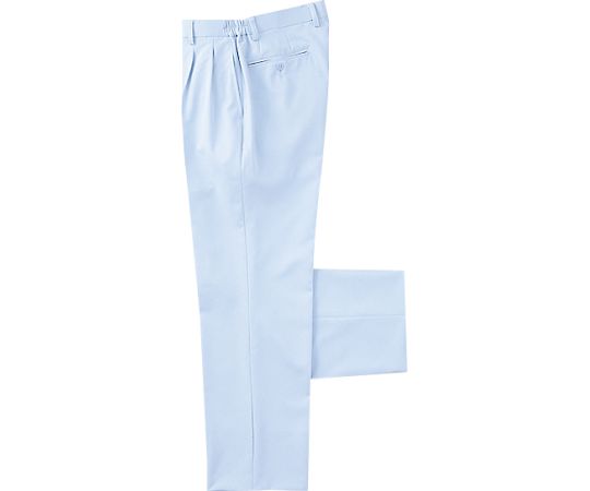 KAZEN メンズスラックス サックス M 252-21 M 1枚（ご注文単位1枚）【直送品】