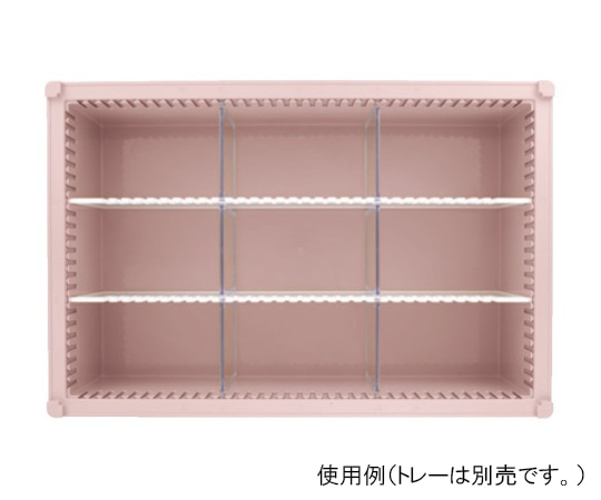 サカセ 仕切板Eセット トレー64-17タイプ（深さ17cm）用 帯電防止タイプ PD17-Eセット 1セット（ご注文単位1セット）【直送品】