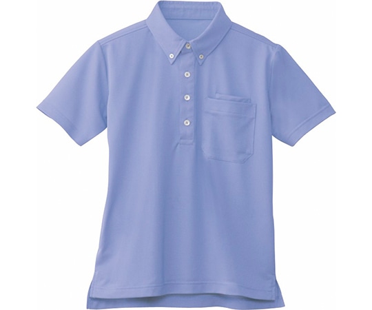 WHISEL（自重堂） 半袖BDポロシャツ ブルー M WH90618 1枚（ご注文単位1枚）【直送品】