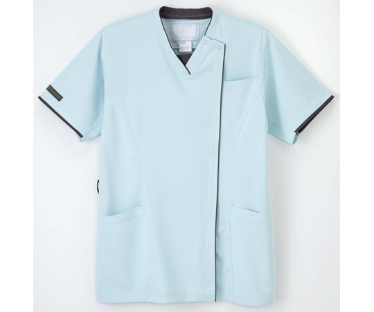 ナガイレーベン 男女兼用ニットシャツ アクア LL CX-3157 1枚(ご注文単位1枚)【直送品】