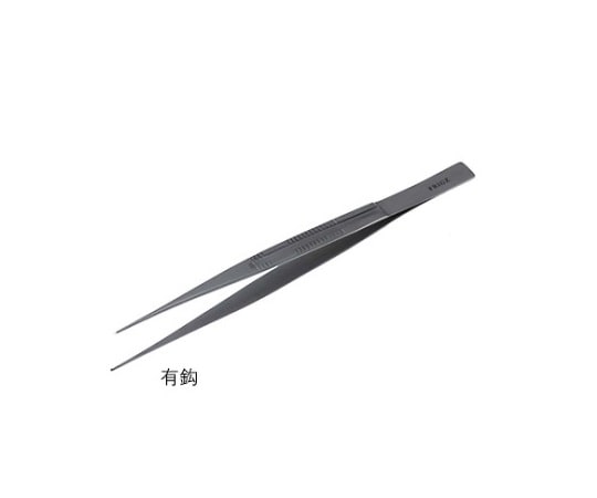 日本フリッツメディコ 先端極細ピンセット 15cm 有鈎 0.6mm幅 A044-0682 1本(ご注文単位1本)【直送品】