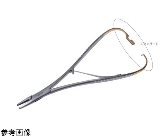 日本フリッツメディコ T/Cマッチュー持針器(スタンダード)19cm 0.5 チップ付 C014-117X 1本(ご注文単位1本)【直送品】