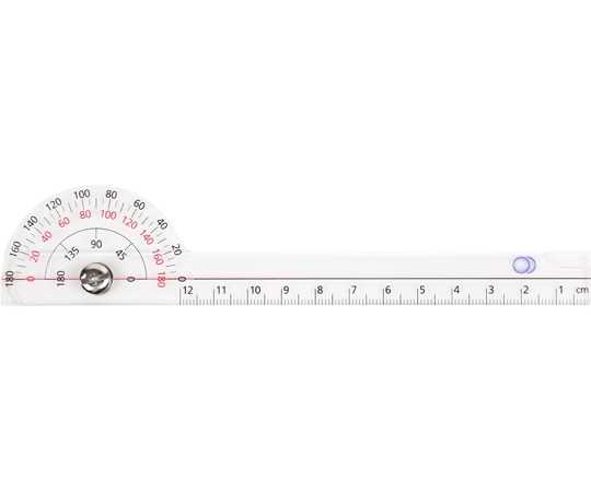 明健社/メイケン プラスティック角度計（ケース付き） 小  1個（ご注文単位1個）【直送品】
