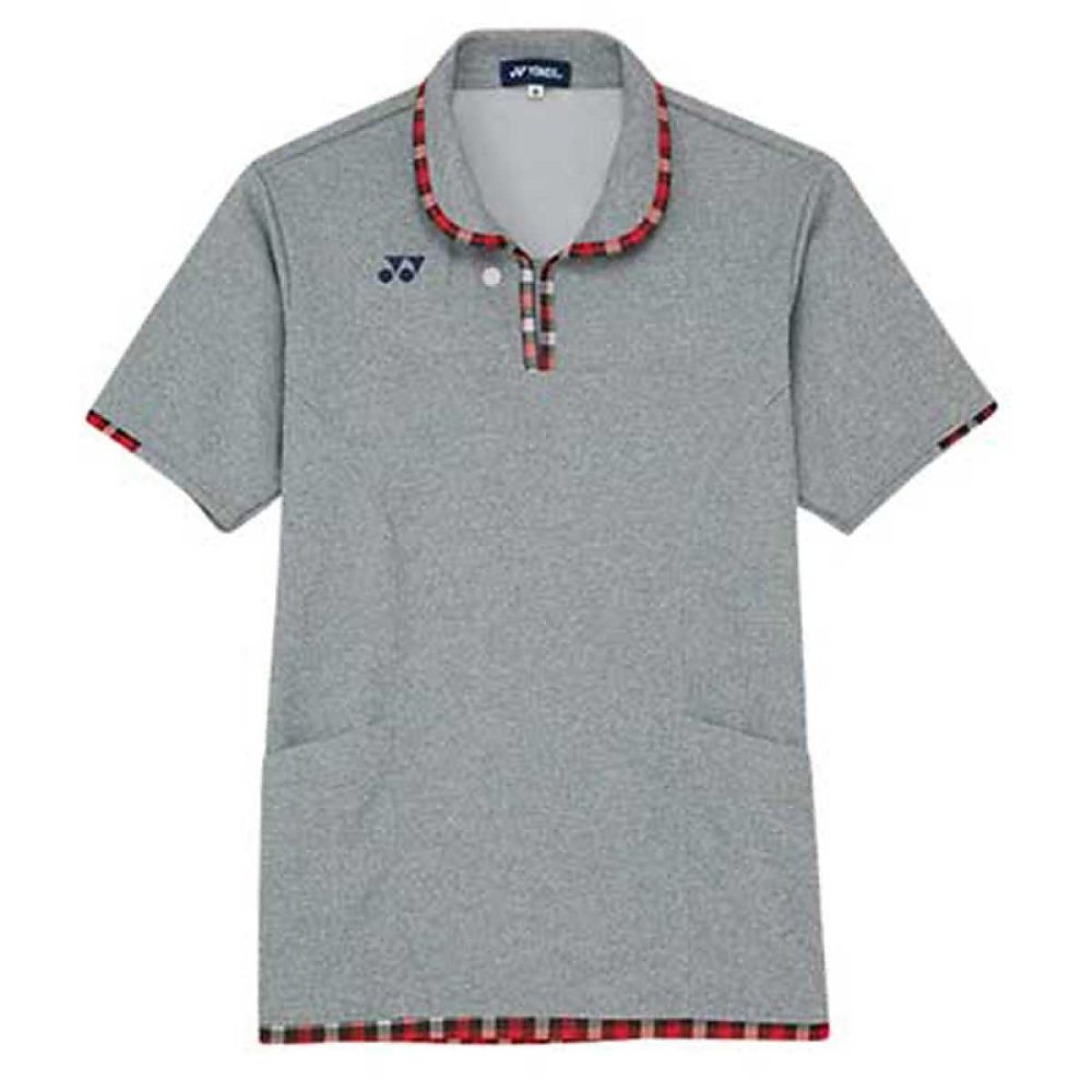 YONEX（トンボ） レディスニットシャツ ミディアムグレーモク 4L（身丈71cm） CY303-05 4L 1枚（ご注文単位1枚）【直送品】