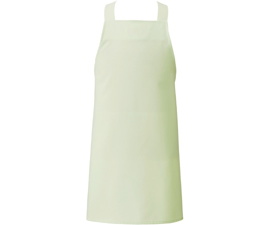 KAZEN 胸当てエプロン ミント フリー 594-42 1枚（ご注文単位1枚）【直送品】