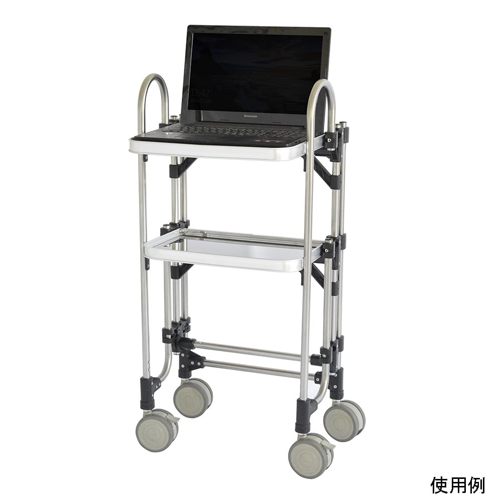 トクヤマ 折りたたみ式パソコンカート FPC-5 1台（ご注文単位1台）【直送品】