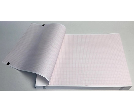 ちばら 心電図記録紙 幅210mm×長100m/折295mm（折り畳み型・厚手） 5冊入 CP-621 1箱（ご注文単位1箱）【直送品】