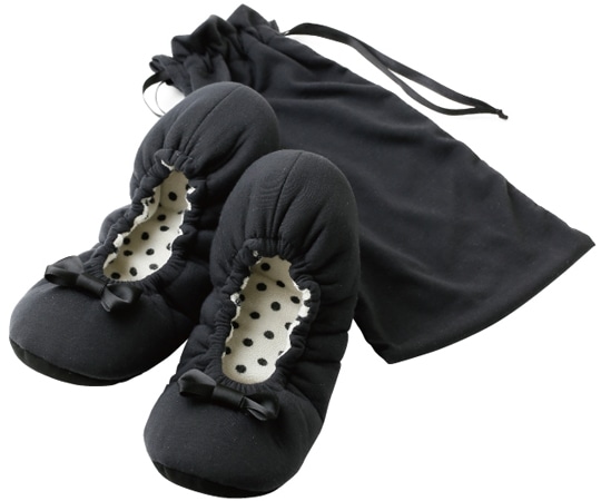 ニーズ 抗菌防臭 折りたためるヒールアップ美脚スリッパ 1-00150-001 1足（ご注文単位1足）【直送品】