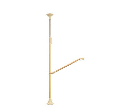 DIPPERホクメイ ベスポジBPZ 丸ベース レギュラート型 伸縮手すり 曲げ900-1200 セット BPZ-K5600-11 1個（ご注文単位1個）【直送品】