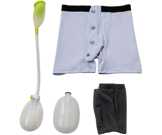 朝日産業（食品加工機器・ヘルスケア用品） 男性用集尿器 車いすユリナー AS-KUR010 1台（ご注文単位1台）【直送品】