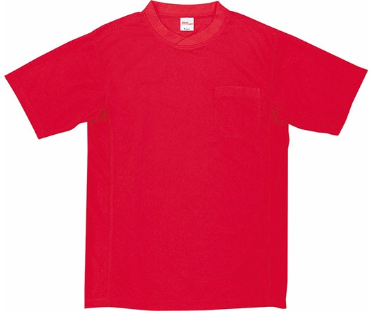 WHISEL(自重堂) 半袖Tシャツ レッド L 47684 1枚(ご注文単位1枚)【直送品】