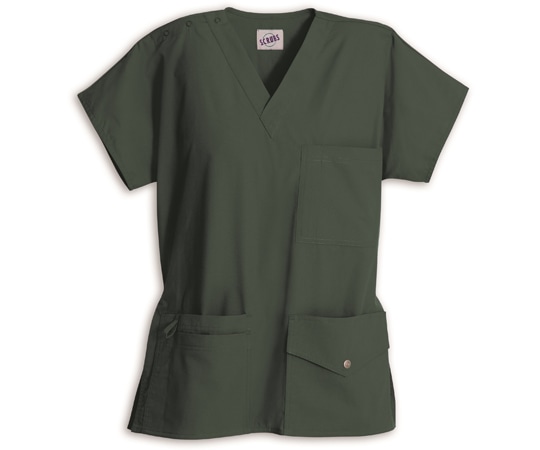 スクラブス スクラブス UNISEX 6ポケット スナップトップ ローデン S Z1J15 1枚（ご注文単位1枚）【直送品】