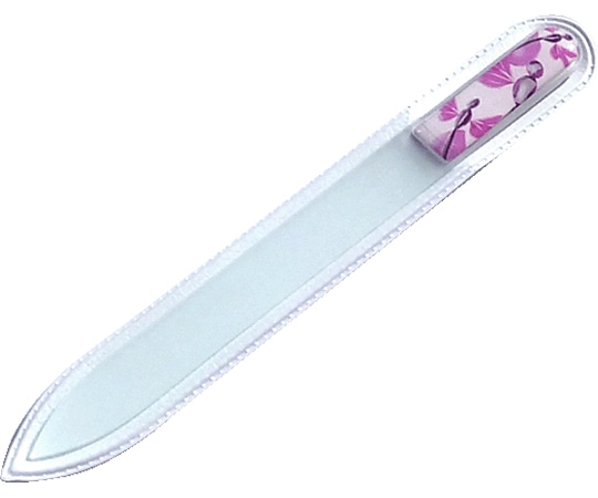 BISON 3D チェコ製ガラス爪ヤスリ 14cm 両面仕上げ 05柄 3DM05 1個（ご注文単位1個）【直送品】