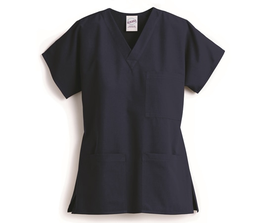 スクラブス スクラブス UNISEX 3ポケット トップ ネイビー S Z1004 1枚（ご注文単位1枚）【直送品】