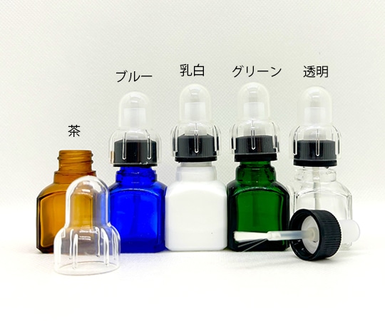 堀内製作所 ネジ付き薬瓶ハケ 乳白 G-05 1個（ご注文単位1個）【直送品】