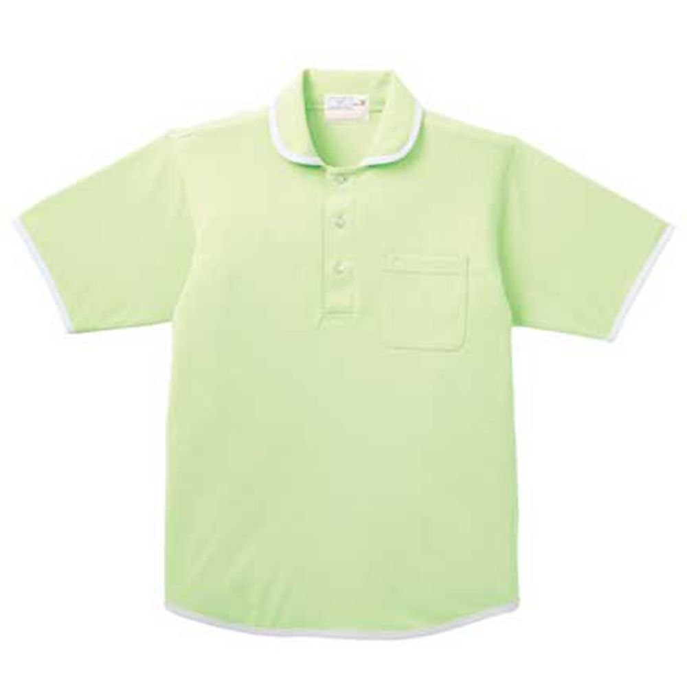 KIRAKU（トンボ） ニットシャツ ライム 4L（身丈80cm） CR138-37 4L 1枚（ご注文単位1枚）【直送品】