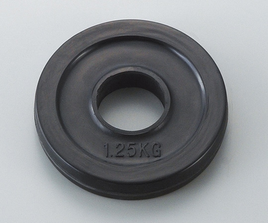 淡野製作所 ラバーバーベルプレート 1.25kg D-5870 1枚（ご注文単位1枚）【直送品】