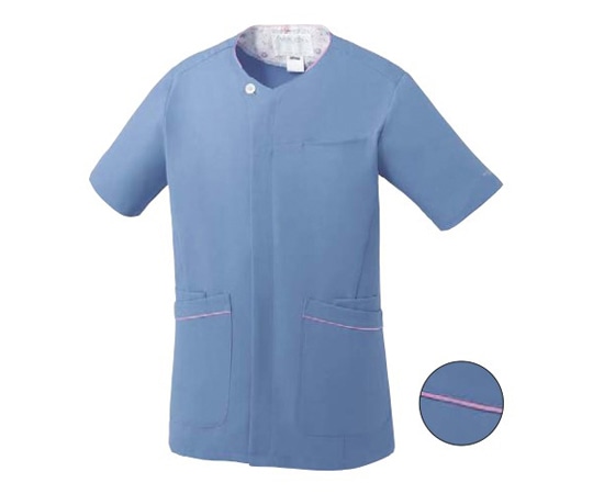 MICHEL KLEIN（ミッシェルクラン） ファスナースクラブ[男性用] ブルー S ソフトストレッチラチネ MK-0064 1着（ご注文単位1着）【直送品】