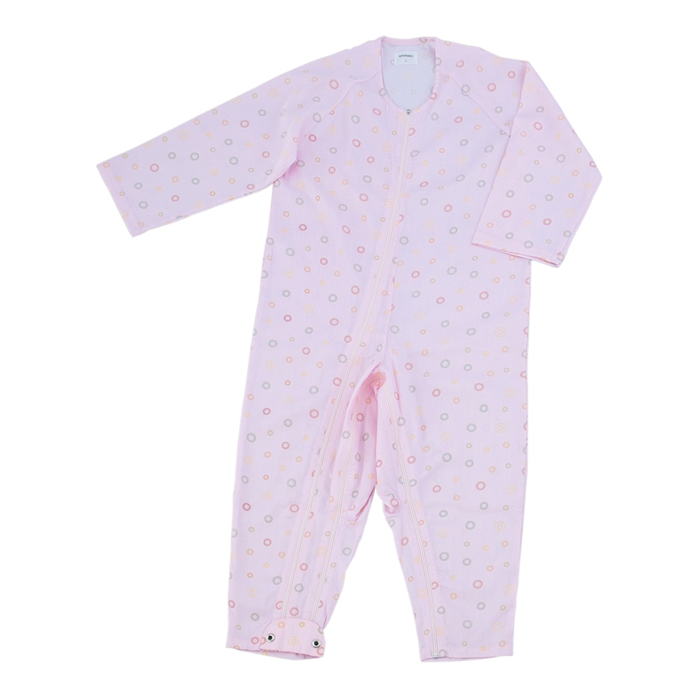 萬楽 マンラク2型ねまき ピンク M MR-1002 1枚（ご注文単位1枚）【直送品】