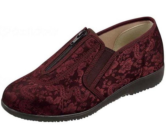 広島化成 くつろぎエルダーKE329 マロン 22.0cm KE329 1足（ご注文単位1足）【直送品】