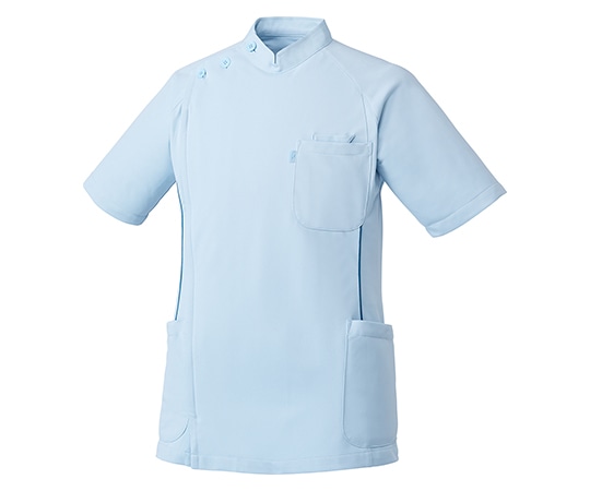 ミズノ（チトセ） 男性ケーシージャケット サックス 5L MZ0049-C-3-5L 1枚（ご注文単位1枚）【直送品】